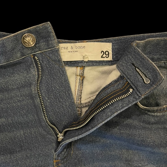 rag & bone Blue Straight Ankle Jeans - Picture 6 of 13